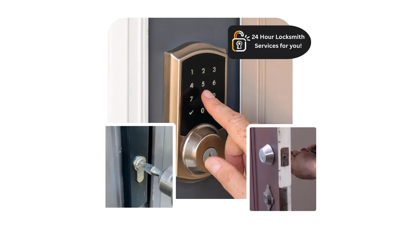 Emergency locksmith in Lakeland FL responding to a lockout call